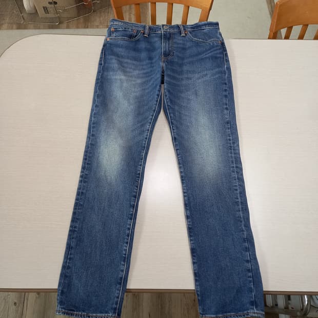 32 리바이스511 약골반 워싱 스판 슬림일자진 32-318