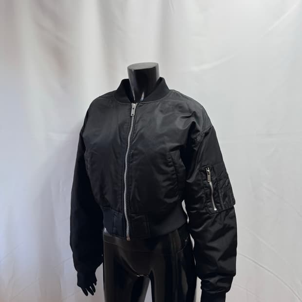 musinsa standard 크롭 ma-1 보머 재킷