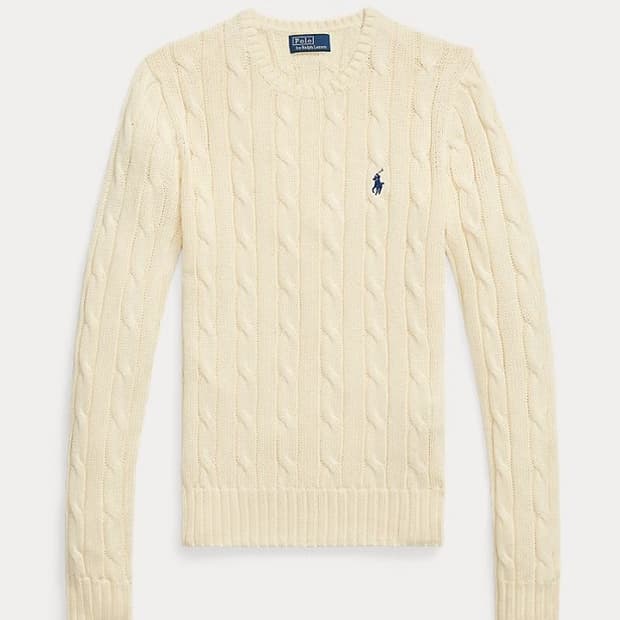 폴로 랄프로렌 포니 코튼 케이블 니트