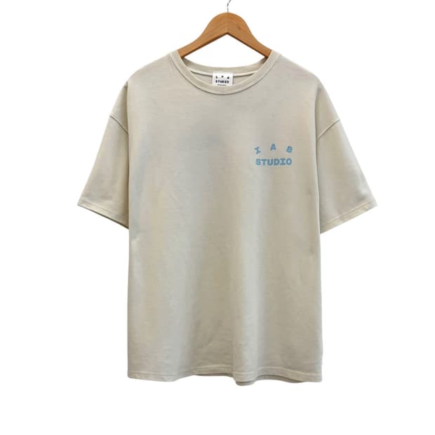 아이앱스튜디오 반팔 티셔츠 아이보리 (2XL)