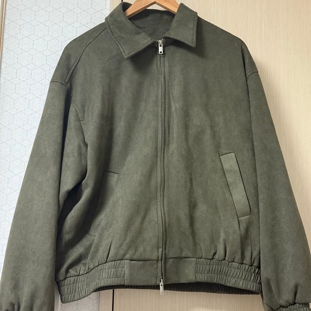 카키 레귤러핏 자켓