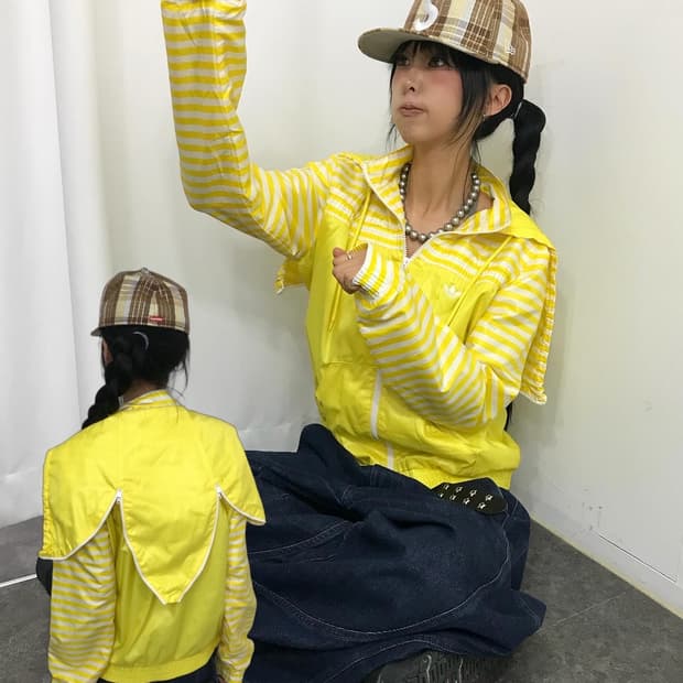 아디다스 오리지널스 스트라이프 바람막이