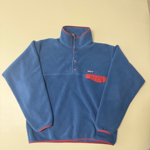 L 파타고니아 신칠라 블루 플리스 풀오버