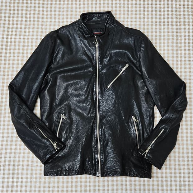 지이크 양가죽100 가죽자켓 남자100