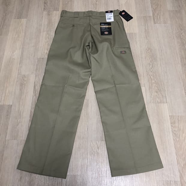 (32) 새상품 디키즈 더블니 85283 루즈핏 워크 팬츠 카키