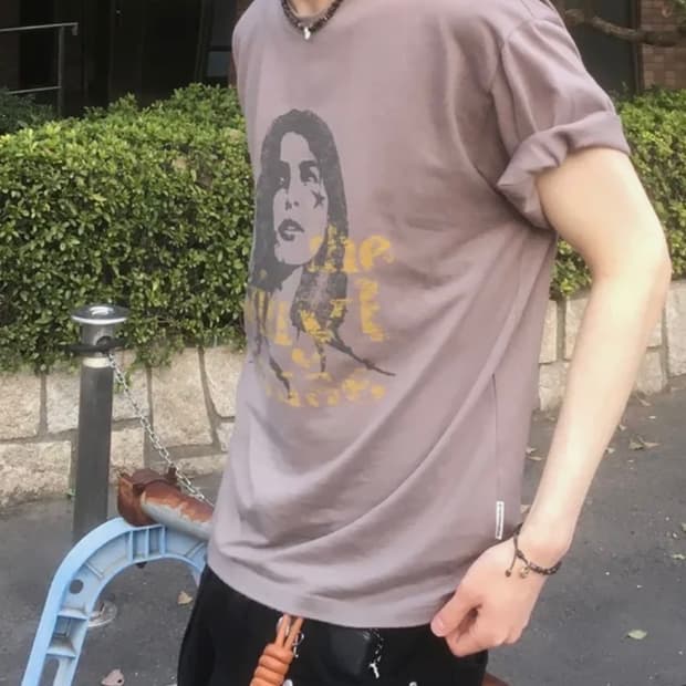 더바이닐하우스 VINTAGE WOMAN TEE MOCHA M