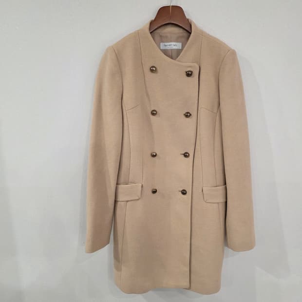 Kenneth Lady 더블 버튼 코트 38사이즈