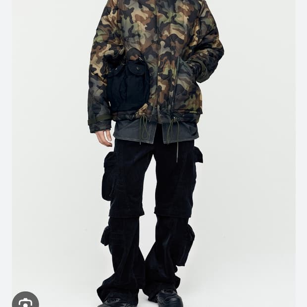 앤더슨벨 뉴 카모플라쥬 퀼티드 점퍼 M