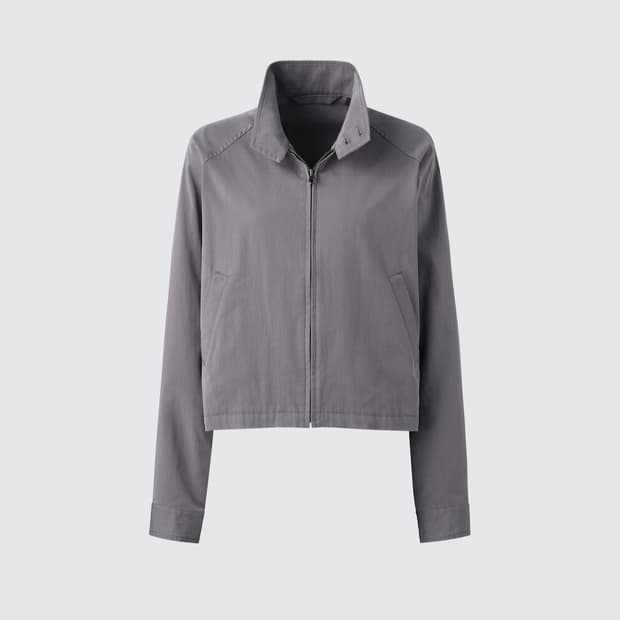 유니클로U/ 코튼블렌드 쇼트블루종/ 3XL