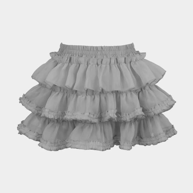 튜튜 팬츠 스커트 그레이