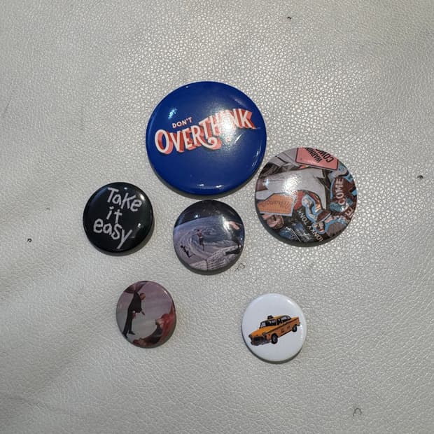 빈티지 뱃지 브롯지 6set