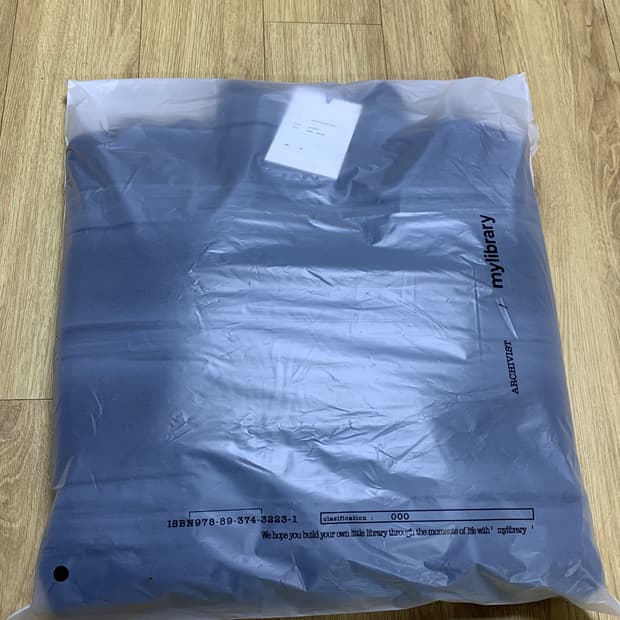 마이라이브러리 124 커버 집업 니트 M 새상품