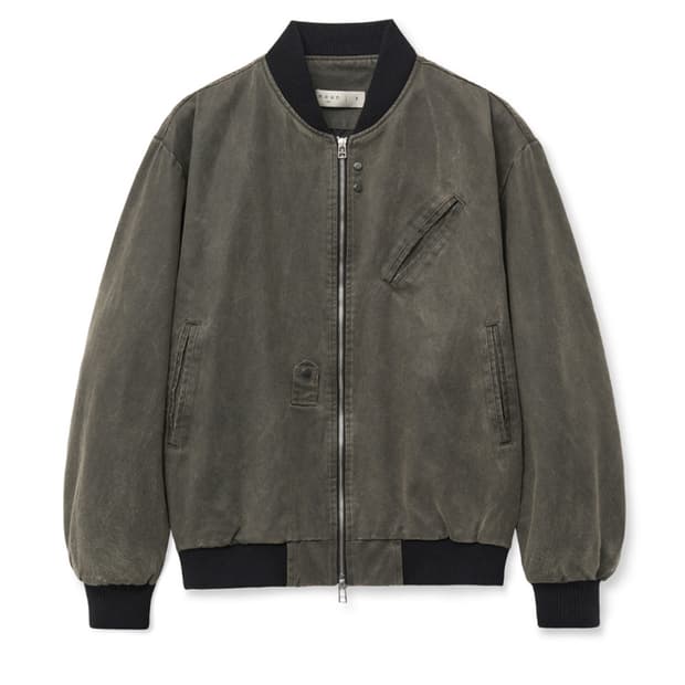 노운 빈티지 스웨이드 블루종