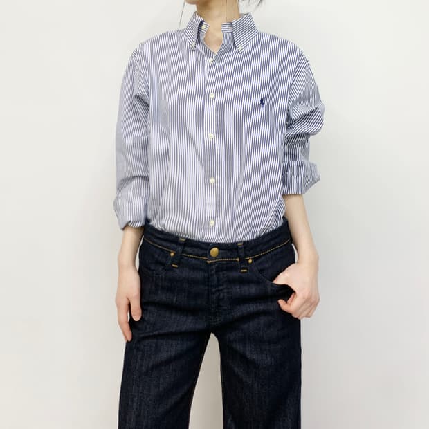 랄프 로렌 스트라이프 셔츠