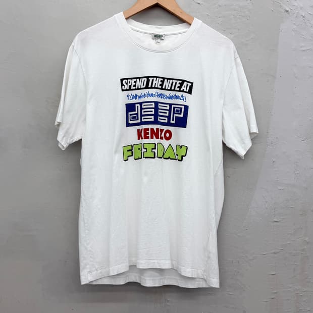 겐조 그래픽 티셔츠 화이트