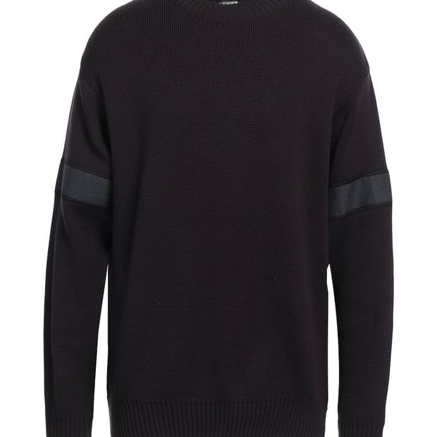 GR10K 스티치 스웨터 딥퍼플 L