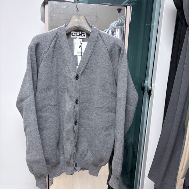 CDG 스쿨 가디건 그레이 F(XXL)