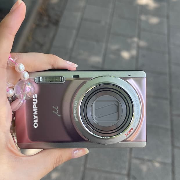 올림푸스 뮤 7040 핑크 디카