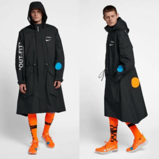 나이키 x 오프화이트 롱자켓