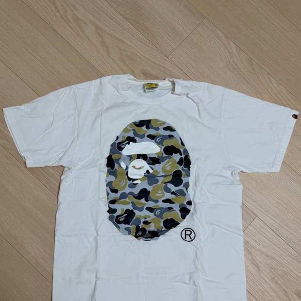 베이프 카모 반팔 티셔츠