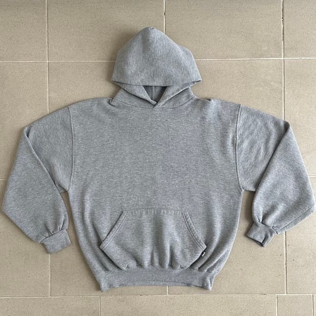 00s 빈티지 러셀 후드 그레이 L