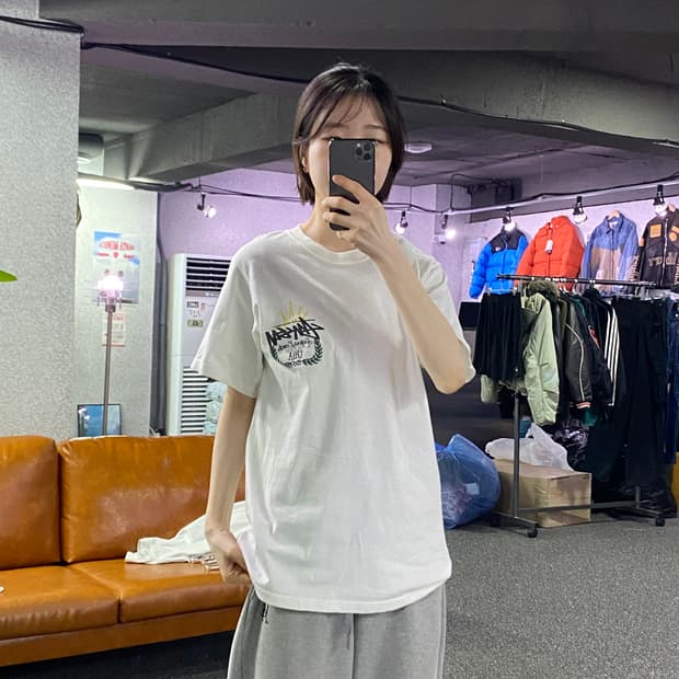 스투시 크라운 리스 반팔티 B4315