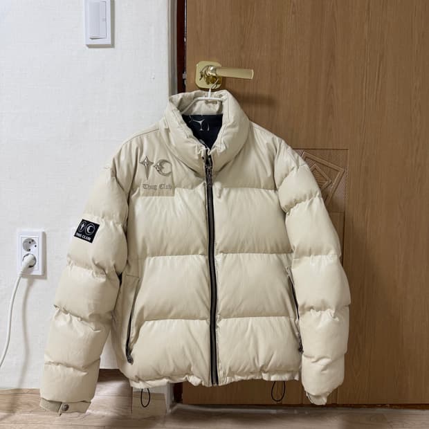 떠그클럽 레더 패딩 M