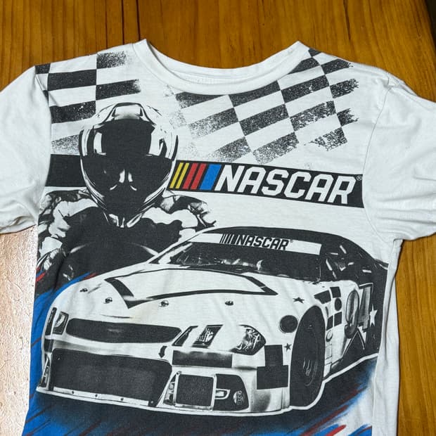 NASCAR Racing Graphic Tee 레이싱 반팔 / 화이트