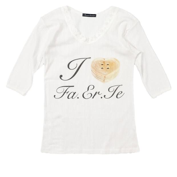 샵페어리 fa.er.ie lace T-shirt