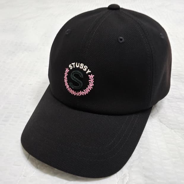 스투시 S로고 모자 볼캡 stussy 캡 모자 볼캡 검정색