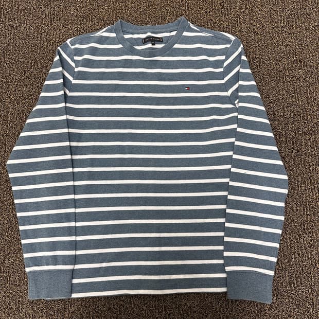 타미힐피거 스트라이프 여성 긴팔 티셔츠 맨투맨