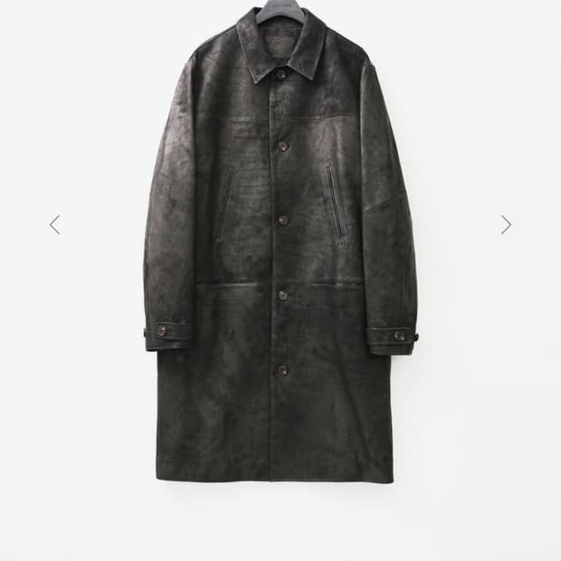 999휴머니티 레더 코트 3 L 판매 가죽 자켓