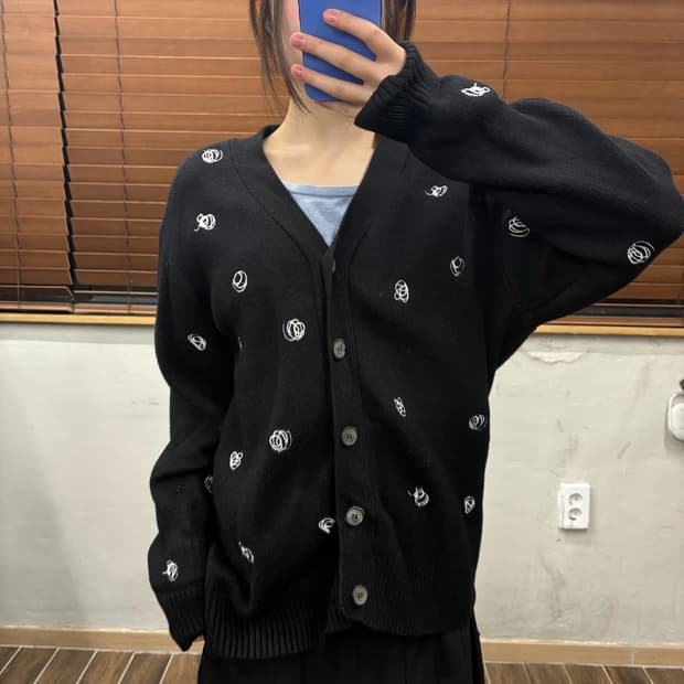 Ader 아더에러 엠브로이드 가디건