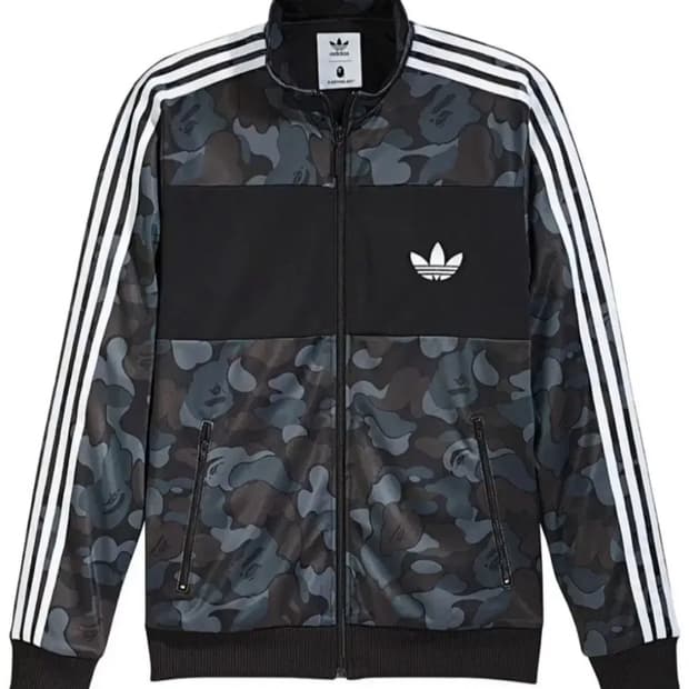 베이프 아디다스 파이어버드 흑계 져지