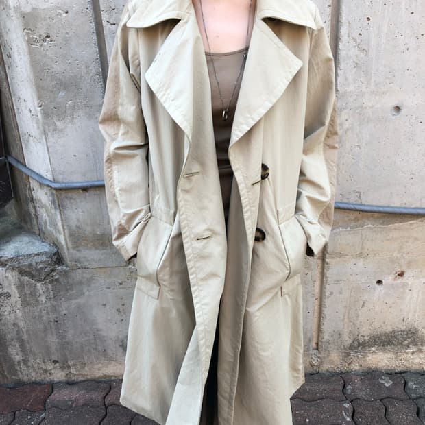 소니아 리키엘 투톤 트렌치 코트
