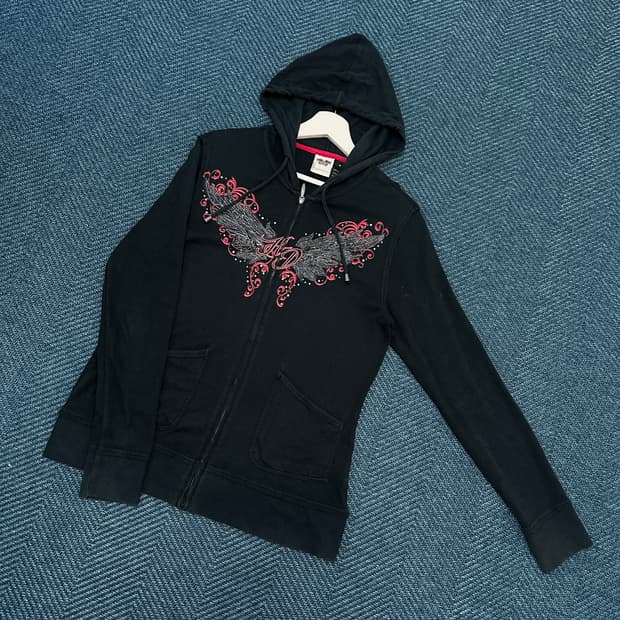 [여성M] 할리데이비슨 후드집업