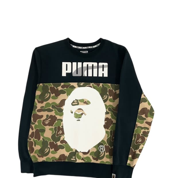 베이프 x 퓨마 카모 맨투맨 (xl)