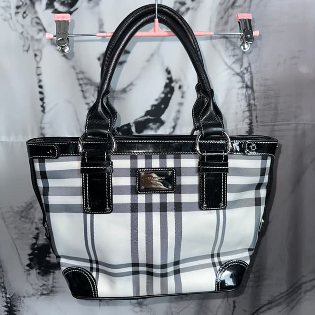 빈폴 노바체크 토트백