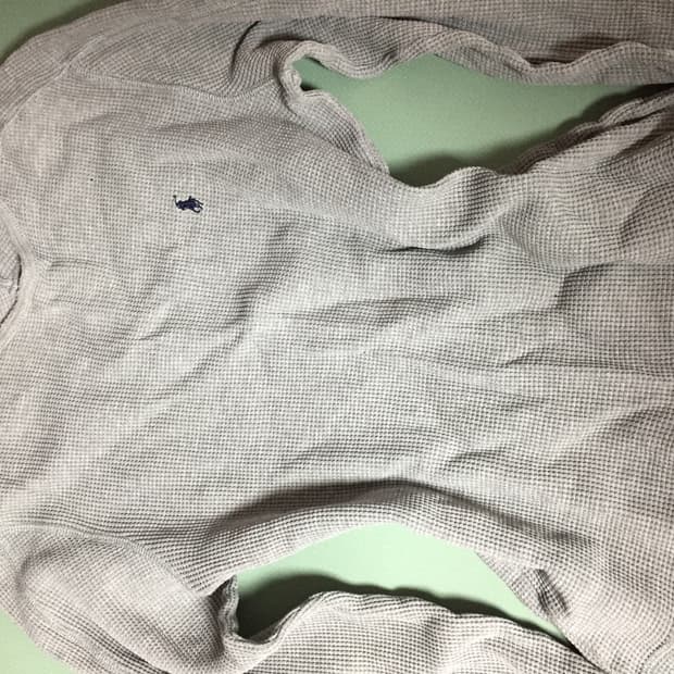 폴로 와플 롱슬리브