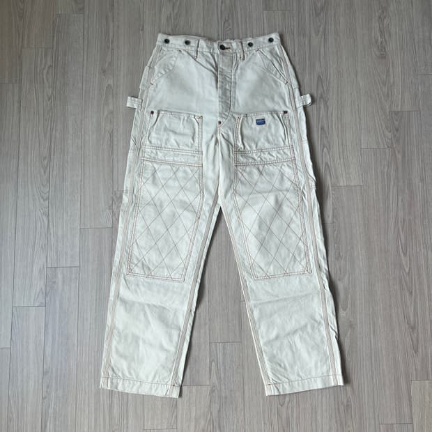 (새상품) 캐피탈 씬 캔버스 럼버 팬츠 키나리