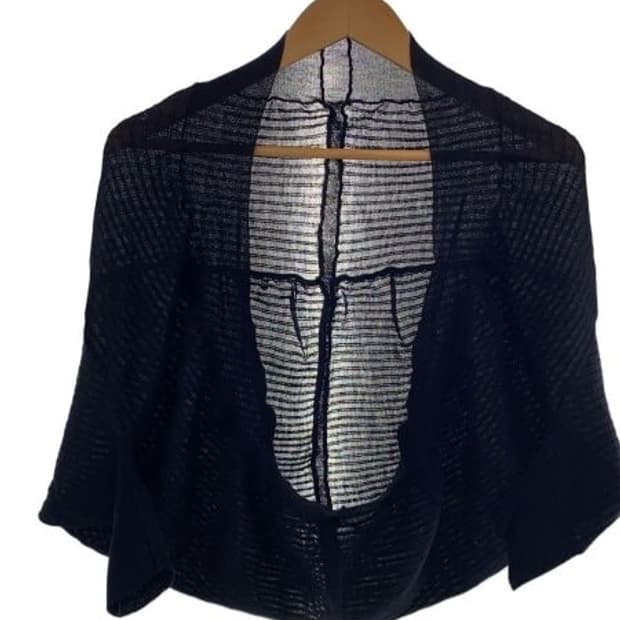 yohji yamamoto + noir 2 시스루 탑