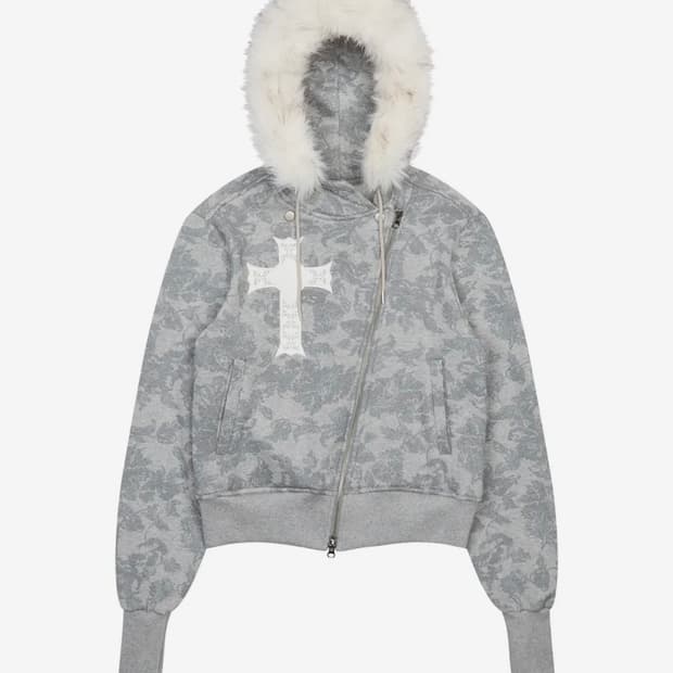 러브이즈트루 GT FUR UNBALANCE HOOD ZIP UP 후드집업