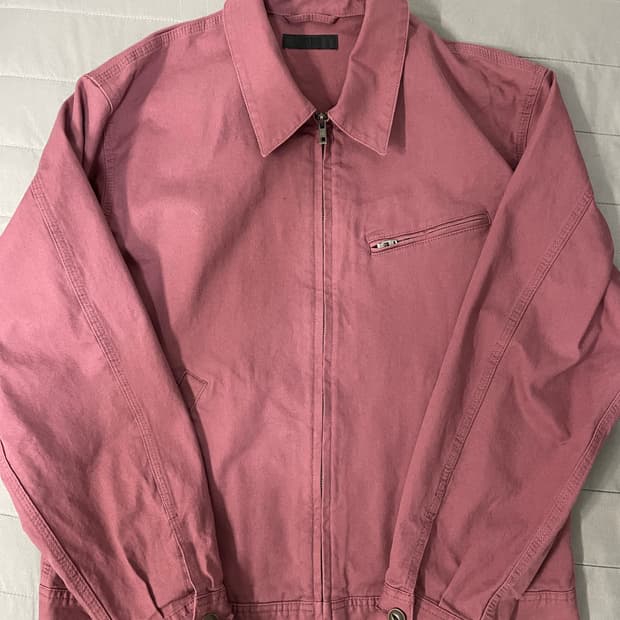 유니클로 집업 블루종 퍼플 L