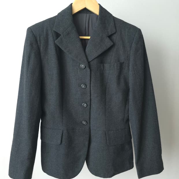 빈티지 Hampstead 울 블레이저 자켓