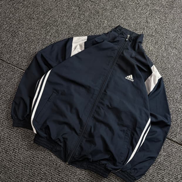 00s 아디다스 올드스쿨 박시핏 바람막이 자켓 1660
