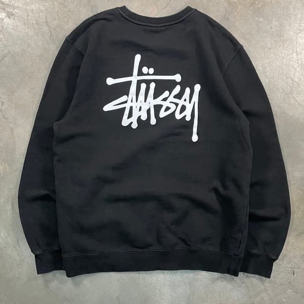 스투시 스탁로고 스웻셔츠