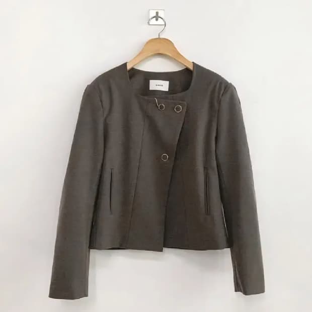 [새상품] 에이치모드 브리즈 크롭 자켓 : 브라운