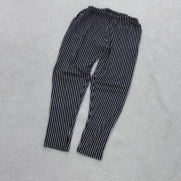 XL 빈티지 줄무늬패턴 밴딩 팬츠 0427E