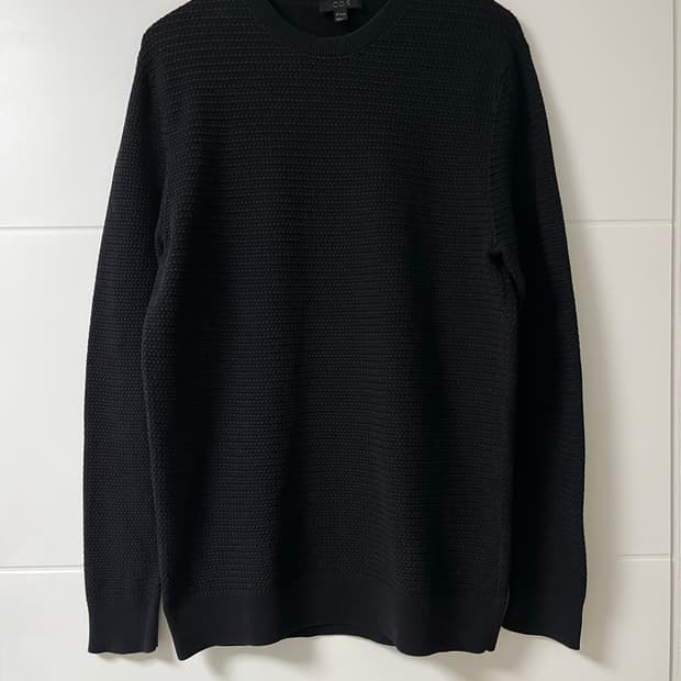 코스 니트 코스 라운드 긴팔