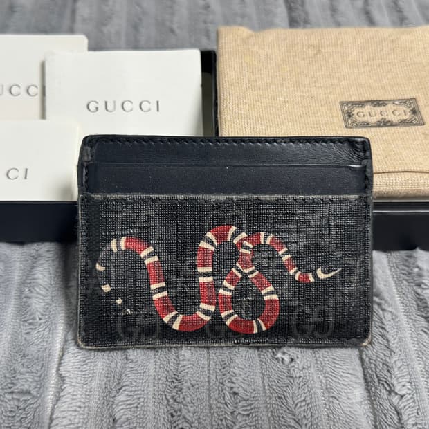 구찌 킹스네이크 카드지갑